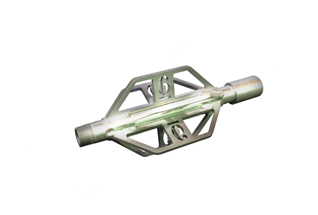 SS6x6 6" 6 fin - Sewer Shark Extension/Skid